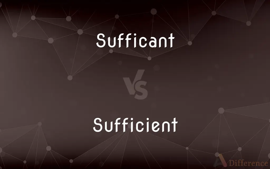 Sufficant vs. Sufficient — Which is Correct Spelling?