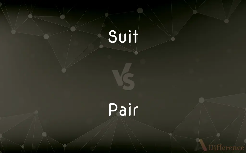 Suit vs. Pair — What's the Difference?