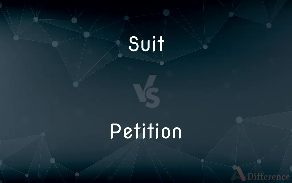 Suit vs. Petition — What's the Difference?