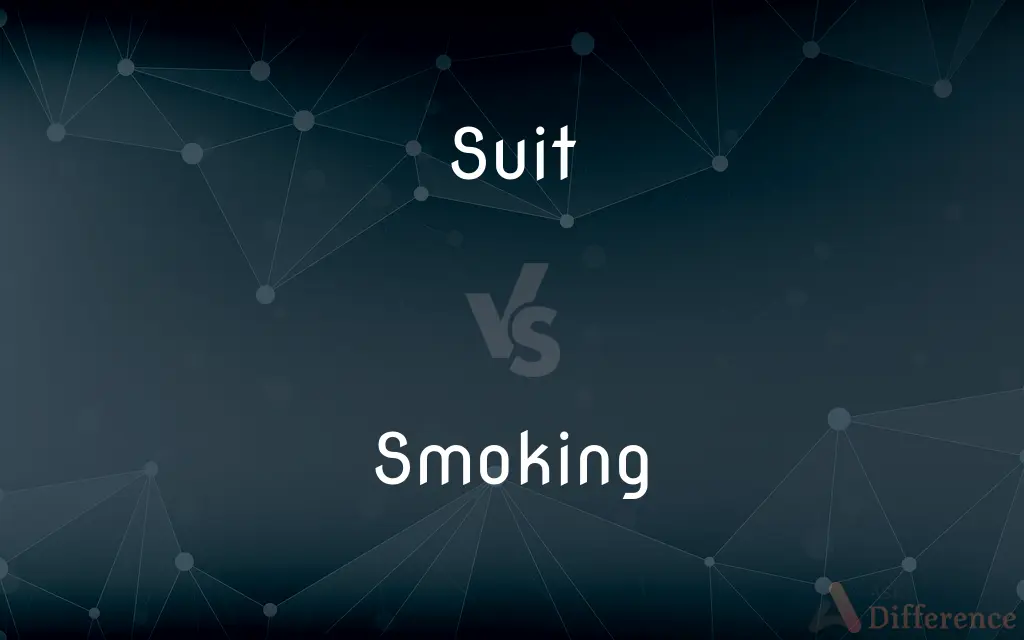 Suit vs. Smoking — What's the Difference?