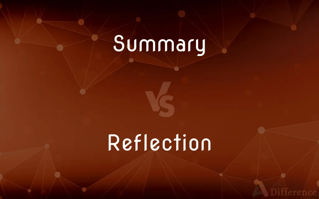 Summary vs. Reflection — What's the Difference?