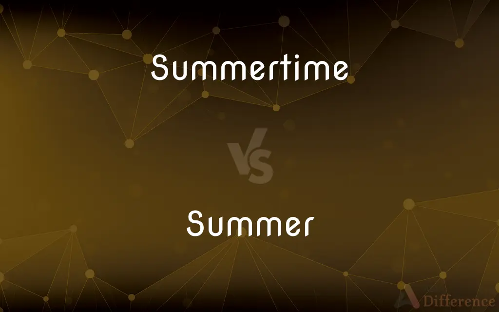 Summertime vs. Summer — What's the Difference?