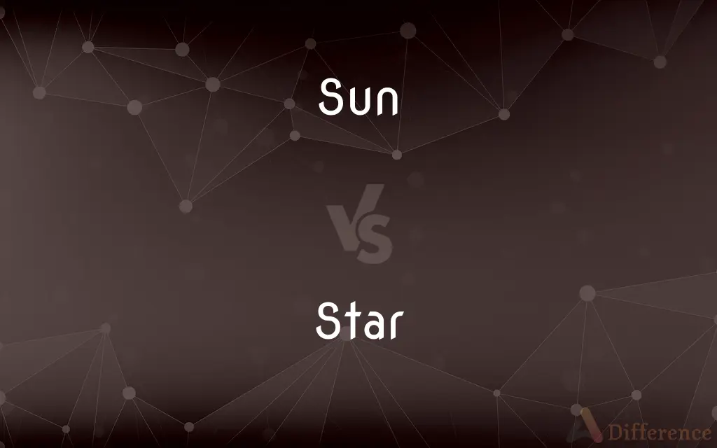 Sun vs. Star — What's the Difference?