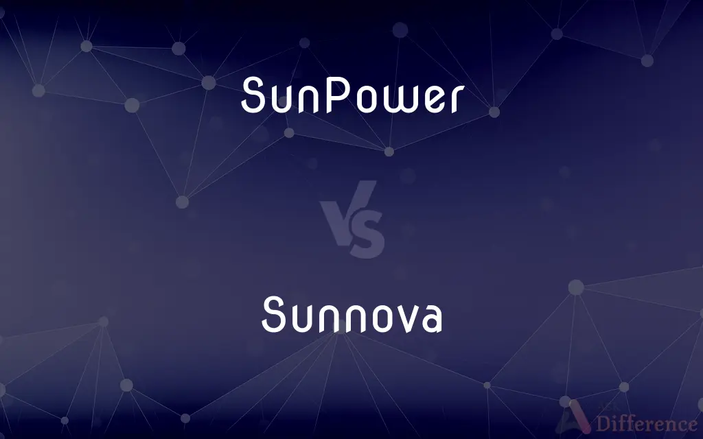 SunPower vs. Sunnova — What's the Difference?