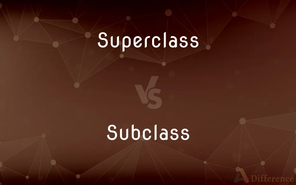 Superclass vs. Subclass — What's the Difference?
