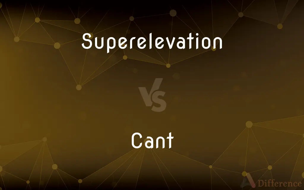 Superelevation vs. Cant — What's the Difference?
