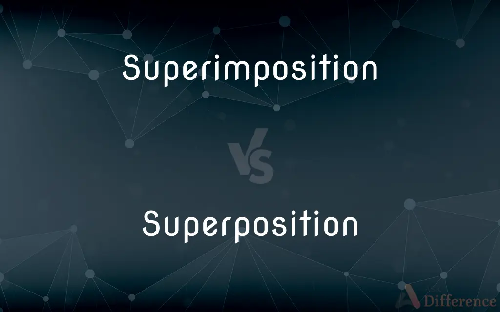 Superimposition vs. Superposition — What's the Difference?