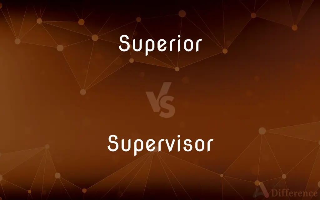 Superior vs. Supervisor — What's the Difference?
