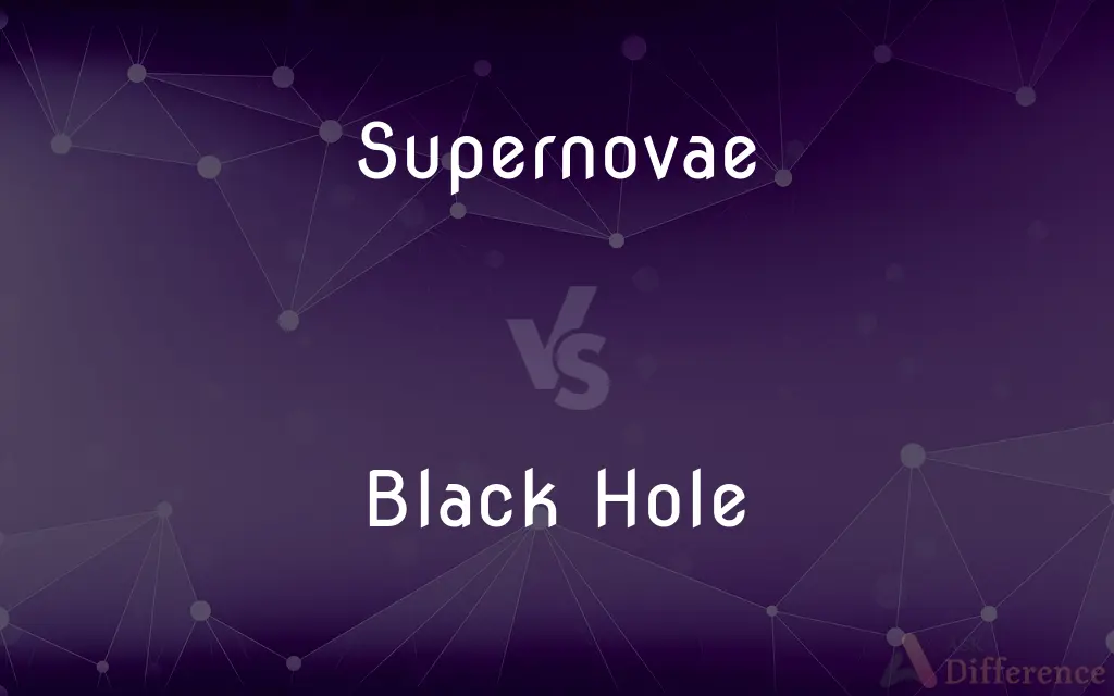 Supernovae vs. Black Hole — What’s the Difference?