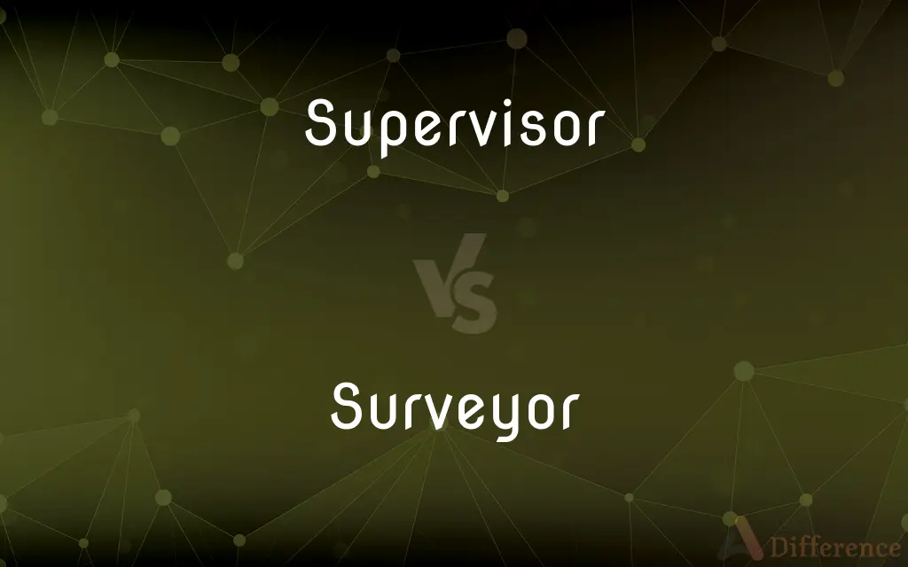 Supervisor vs. Surveyor — What's the Difference?