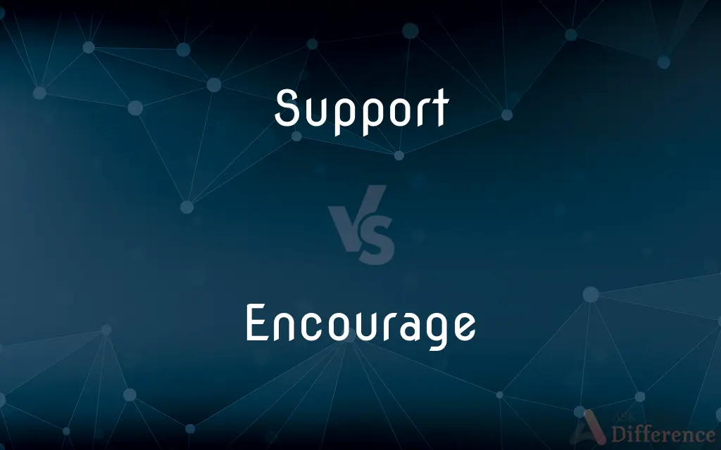 Support vs. Encourage — What's the Difference?