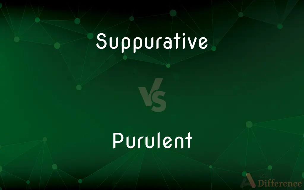 Suppurative vs. Purulent — What's the Difference?