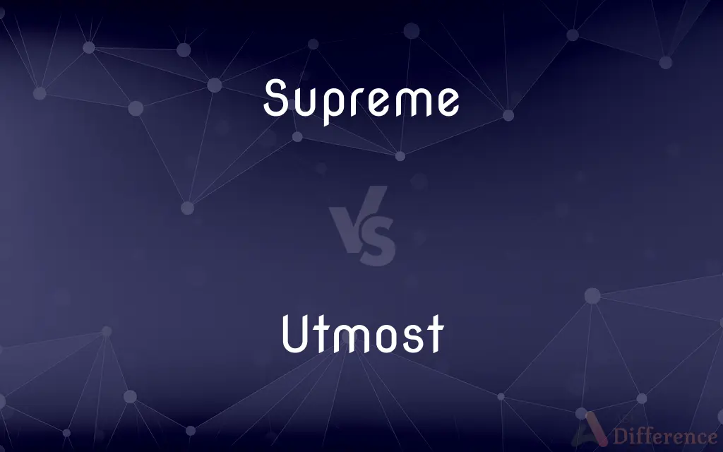 Supreme vs. Utmost — What's the Difference?