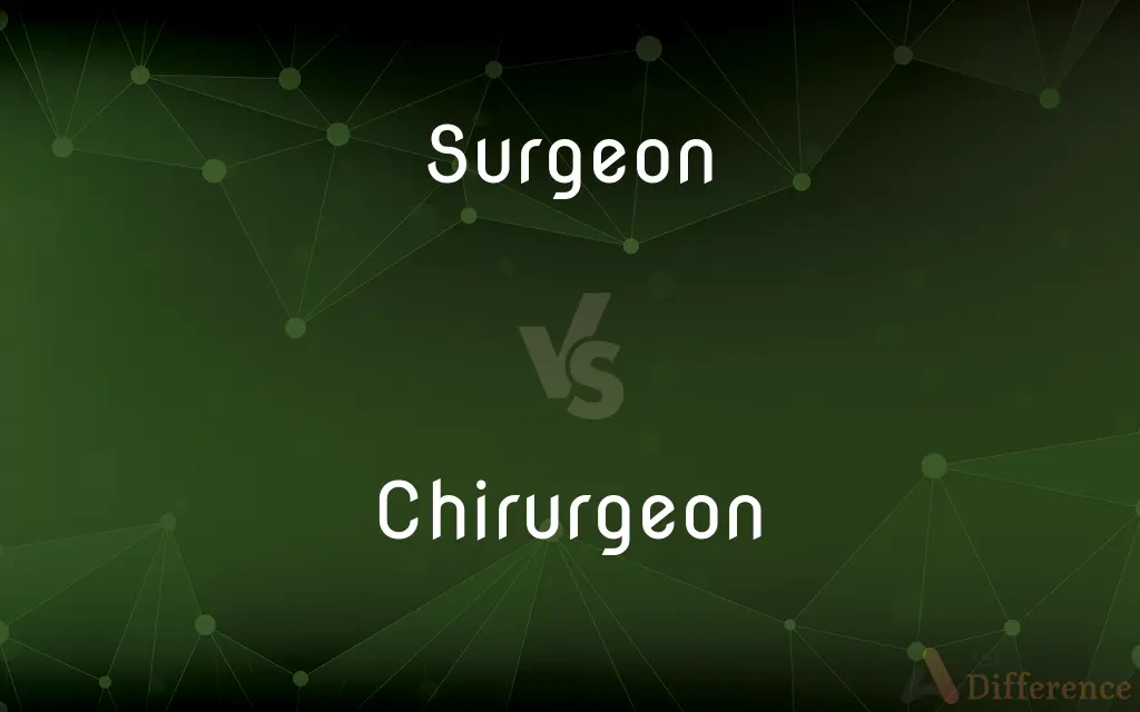 Surgeon vs. Chirurgeon — What's the Difference?