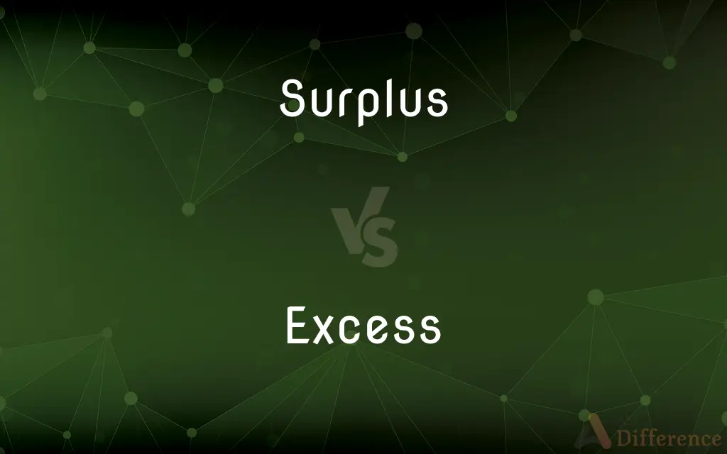Surplus vs. Excess — What's the Difference?