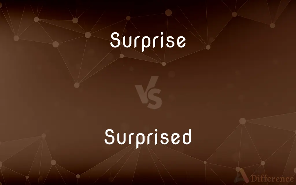 Surprise vs. Surprised — What's the Difference?