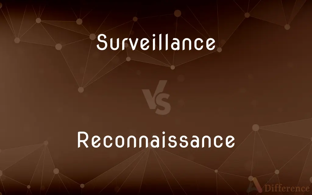 Surveillance vs. Reconnaissance — What's the Difference?