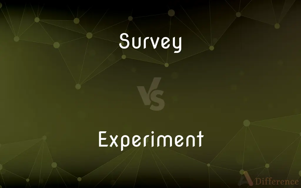 Survey vs. Experiment — What's the Difference?
