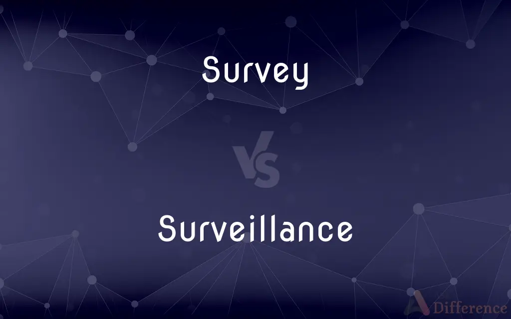 Survey vs. Surveillance — What's the Difference?
