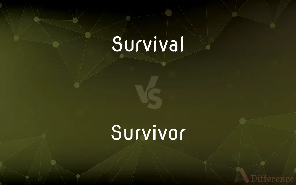 Survival vs. Survivor — What's the Difference?