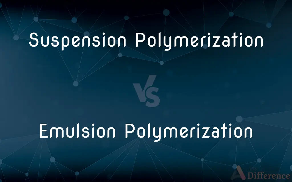 Suspension Polymerization vs. Emulsion Polymerization — What's the Difference?