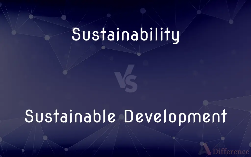 Sustainability vs. Sustainable Development — What's the Difference?