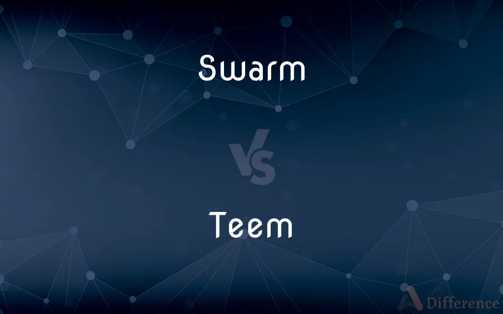 Swarm vs. Teem — What's the Difference?