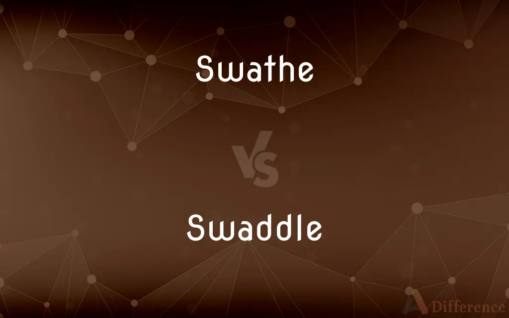 Swathe vs. Swaddle — What's the Difference?