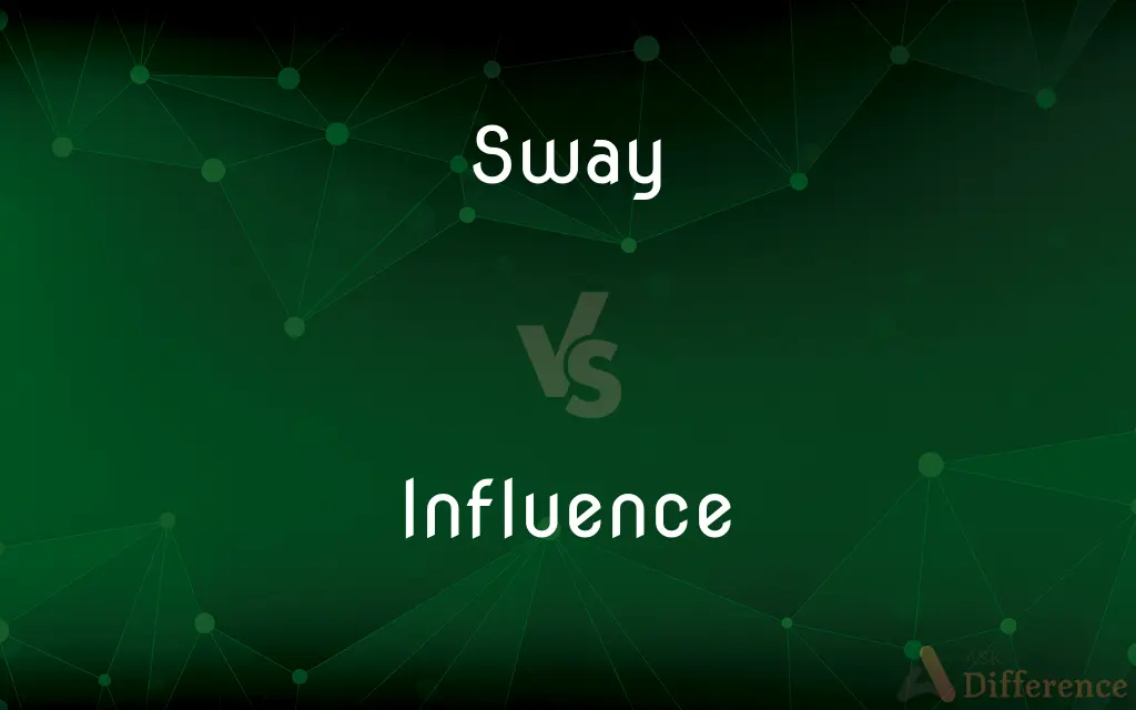 Sway vs. Influence — What's the Difference?