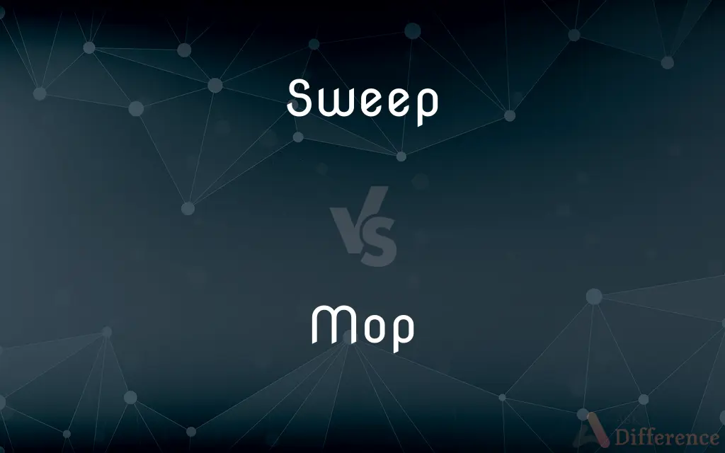 Sweep vs. Mop — What's the Difference?