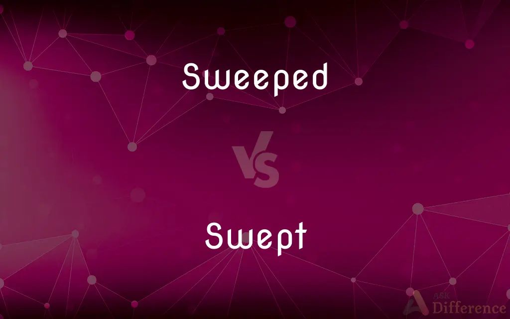 Sweeped vs. Swept — Which is Correct Spelling?