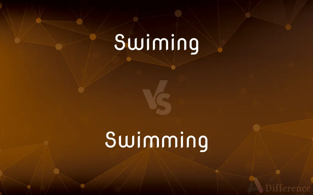 Swiming vs. Swimming — Which is Correct Spelling?