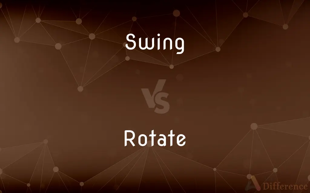 Swing vs. Rotate — What's the Difference?