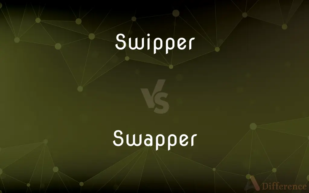 Swipper vs. Swapper — What's the Difference?