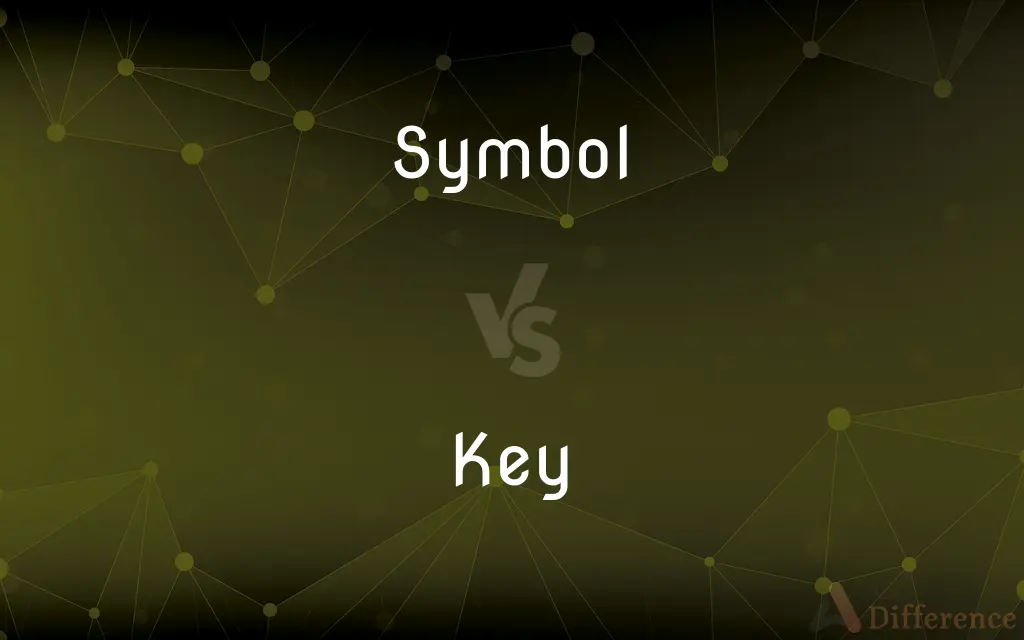 Symbol vs. Key — What's the Difference?
