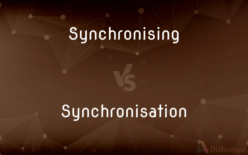 Synchronising vs. Synchronisation