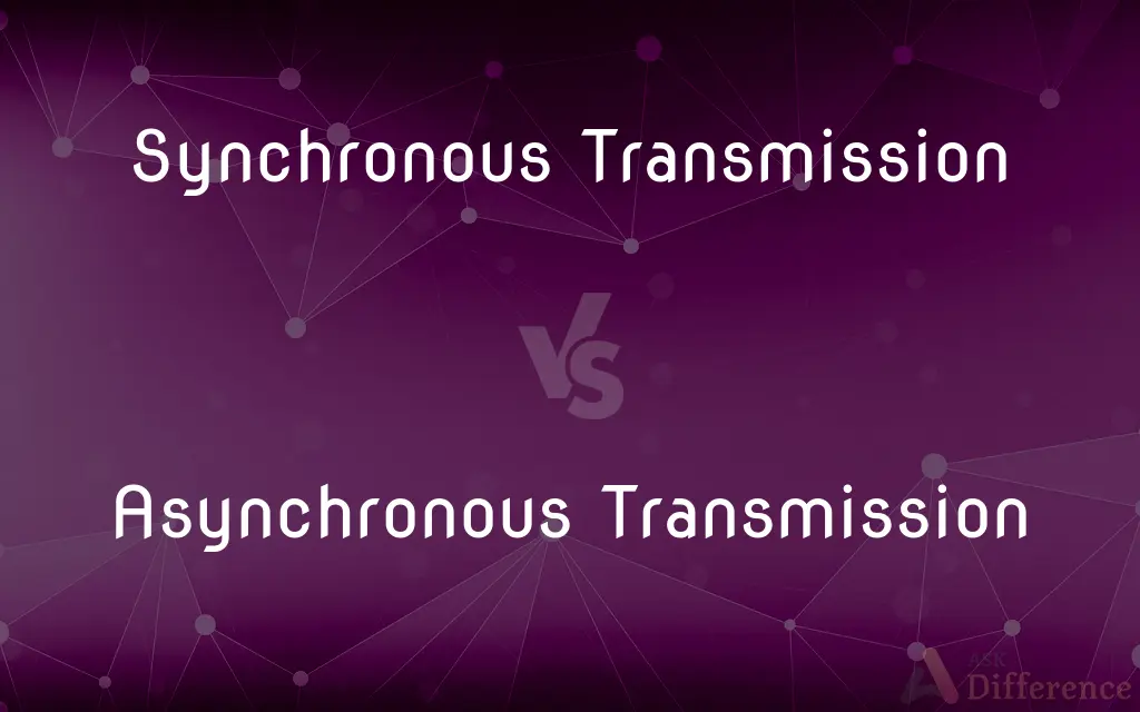 Synchronous Transmission vs. Asynchronous Transmission — What's the Difference?