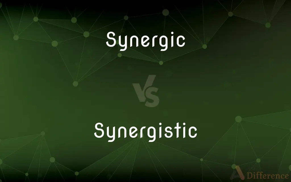 Synergic vs. Synergistic — What's the Difference?
