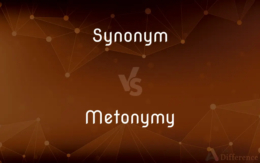 Synonym vs. Metonymy — What's the Difference?