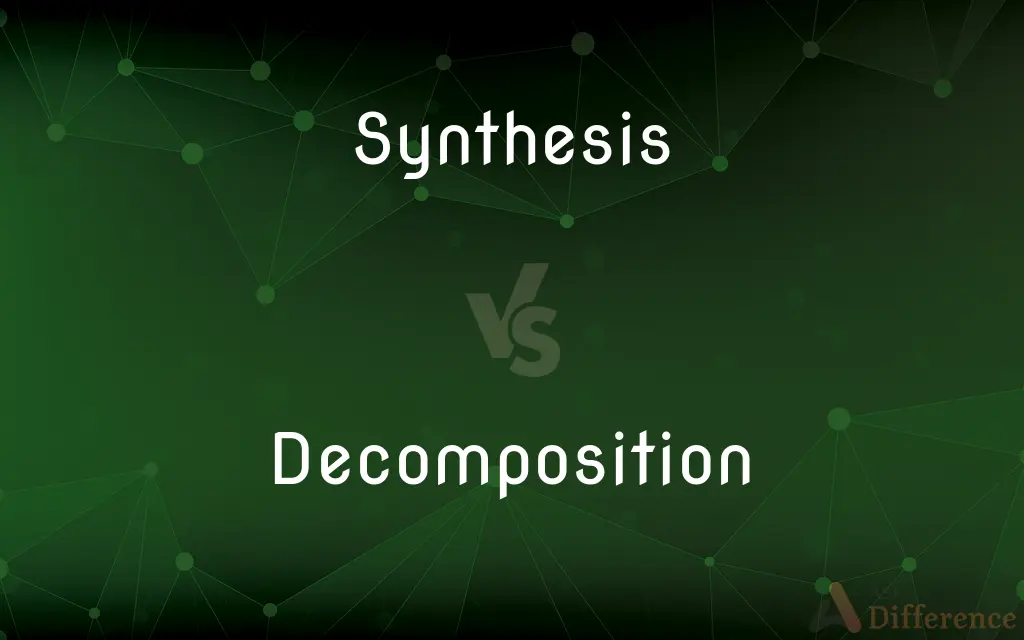 Synthesis vs. Decomposition — What's the Difference?