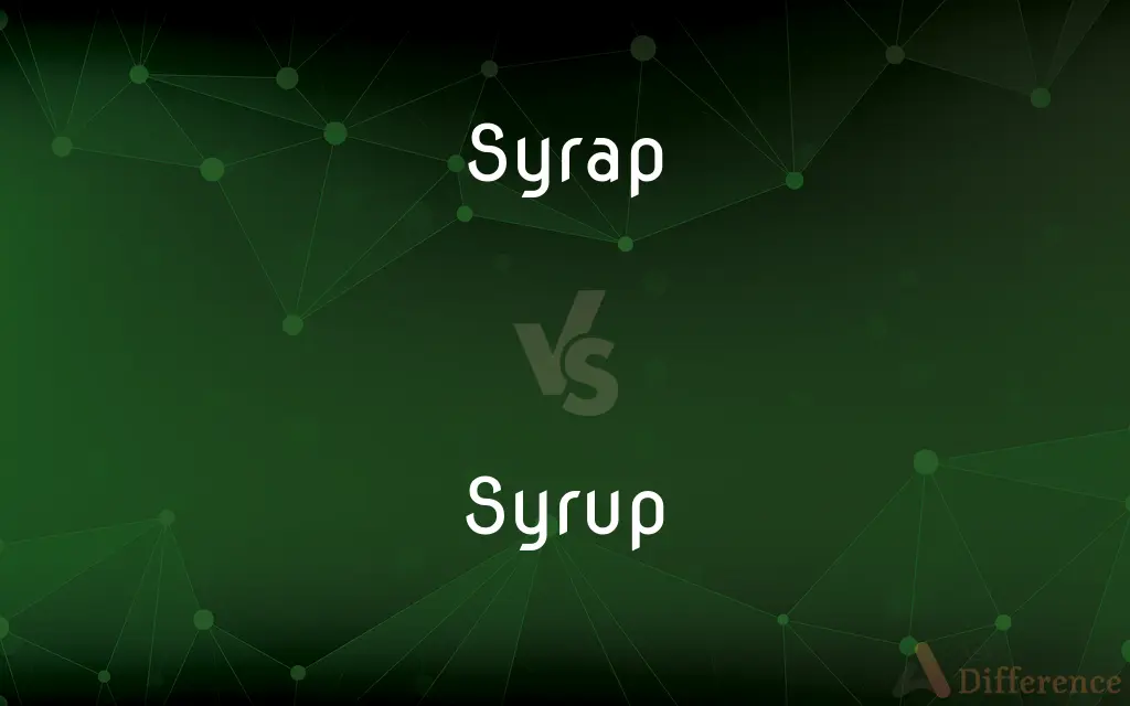 Syrap vs. Syrup — Which is Correct Spelling?