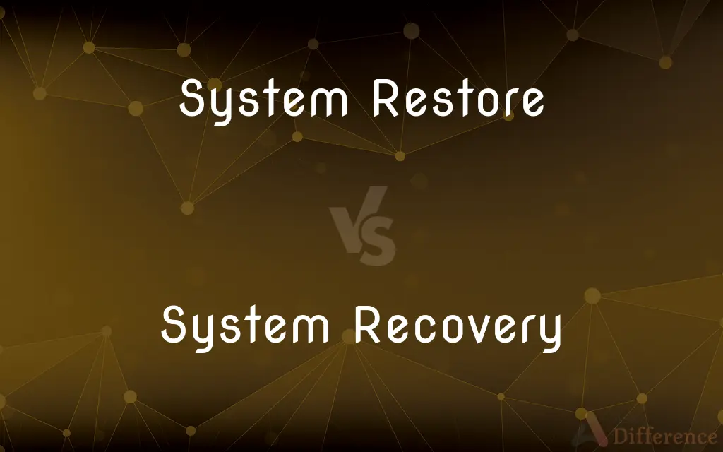 System Restore vs. System Recovery — What's the Difference?