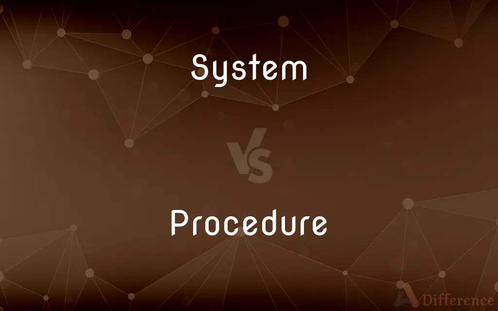 System vs. Procedure — What's the Difference?