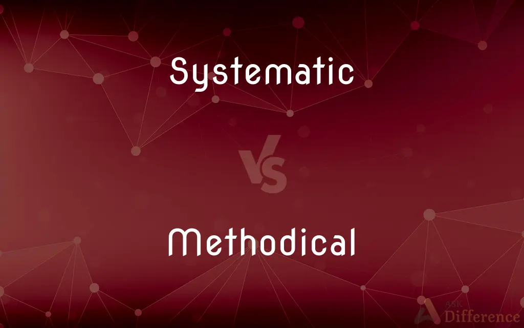 Systematic vs. Methodical — What's the Difference?