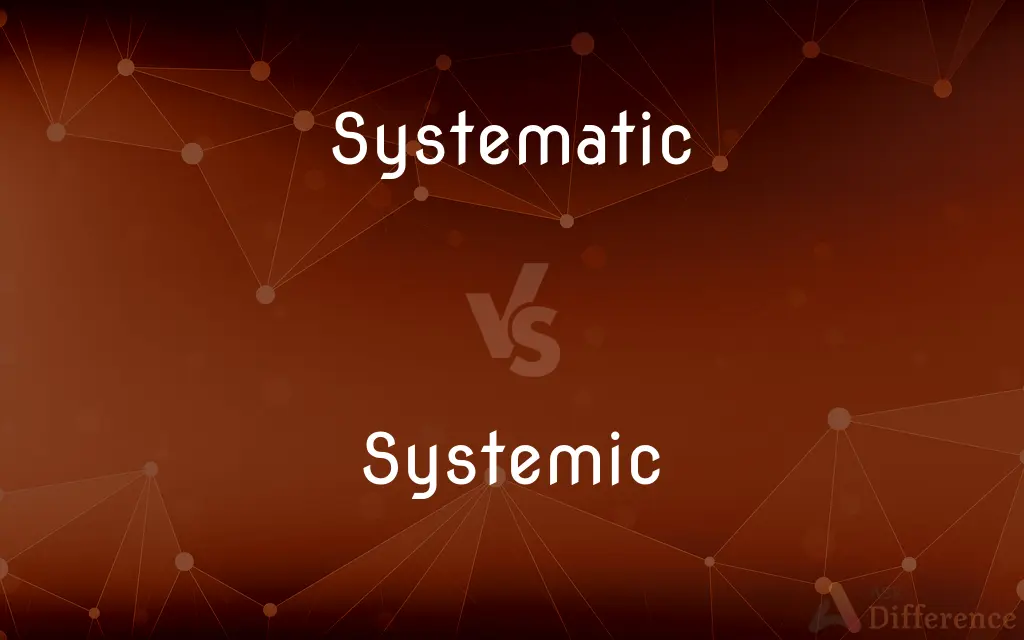 Systematic vs. Systemic — What's the Difference?