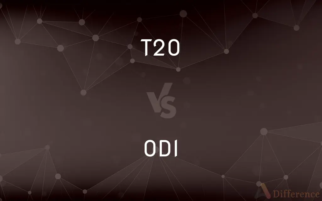T20 vs. ODI — What's the Difference?