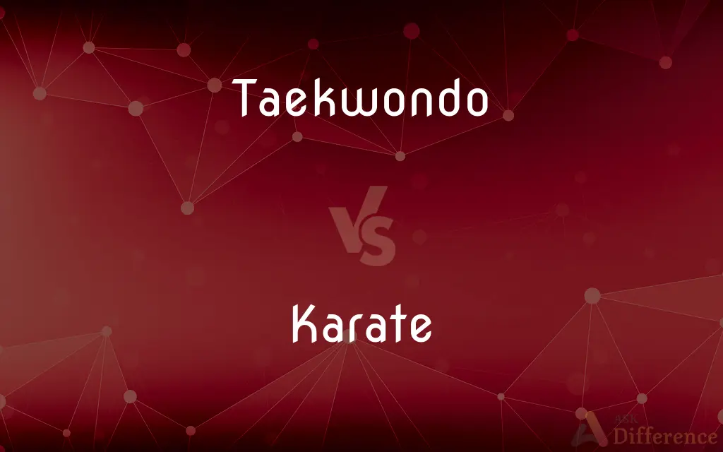 Taekwondo vs. Karate — What's the Difference?