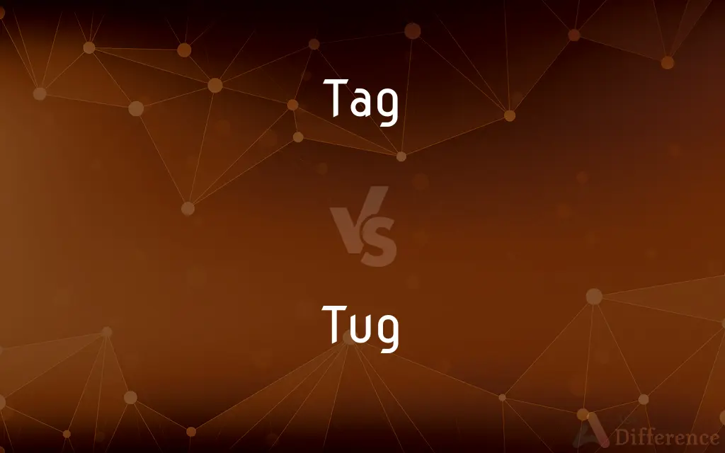 Tag vs. Tug — What's the Difference?
