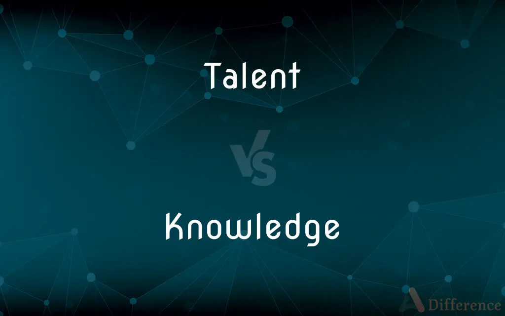 Talent vs. Knowledge — What's the Difference?