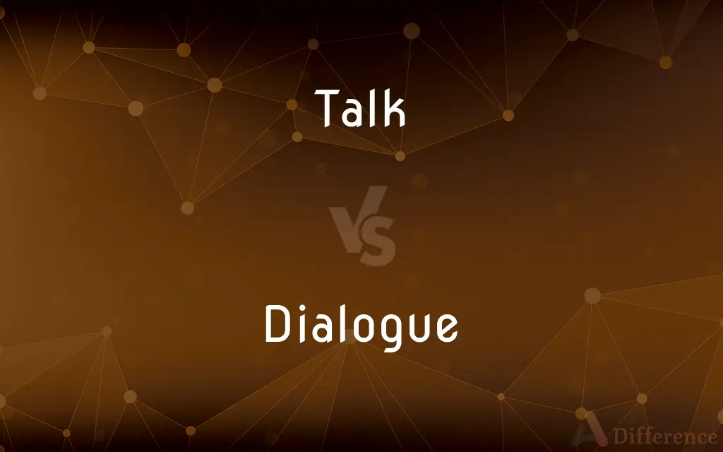 Talk vs. Dialogue — What's the Difference?